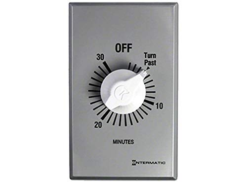 Intermatic 30 Minute Mechanical Timer Switch - 20A SPST for Outdoor Lights, Pumps, and Appliances | Energy Saving & Easy Installation