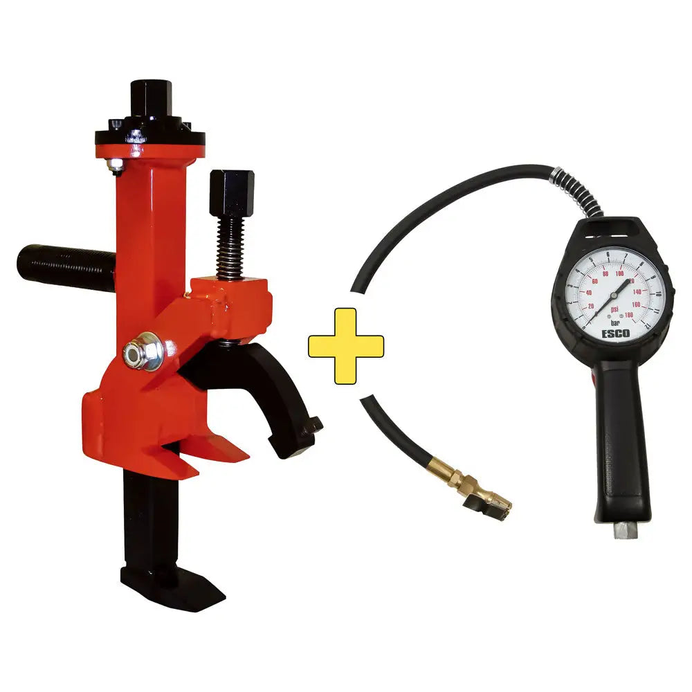 ESCO 20429 Heavy-Duty Pneumatic Bead Breaker with Free Tire Inflator - Perfect for Auto Shops, Tire Repair & DIY Car Maintenance