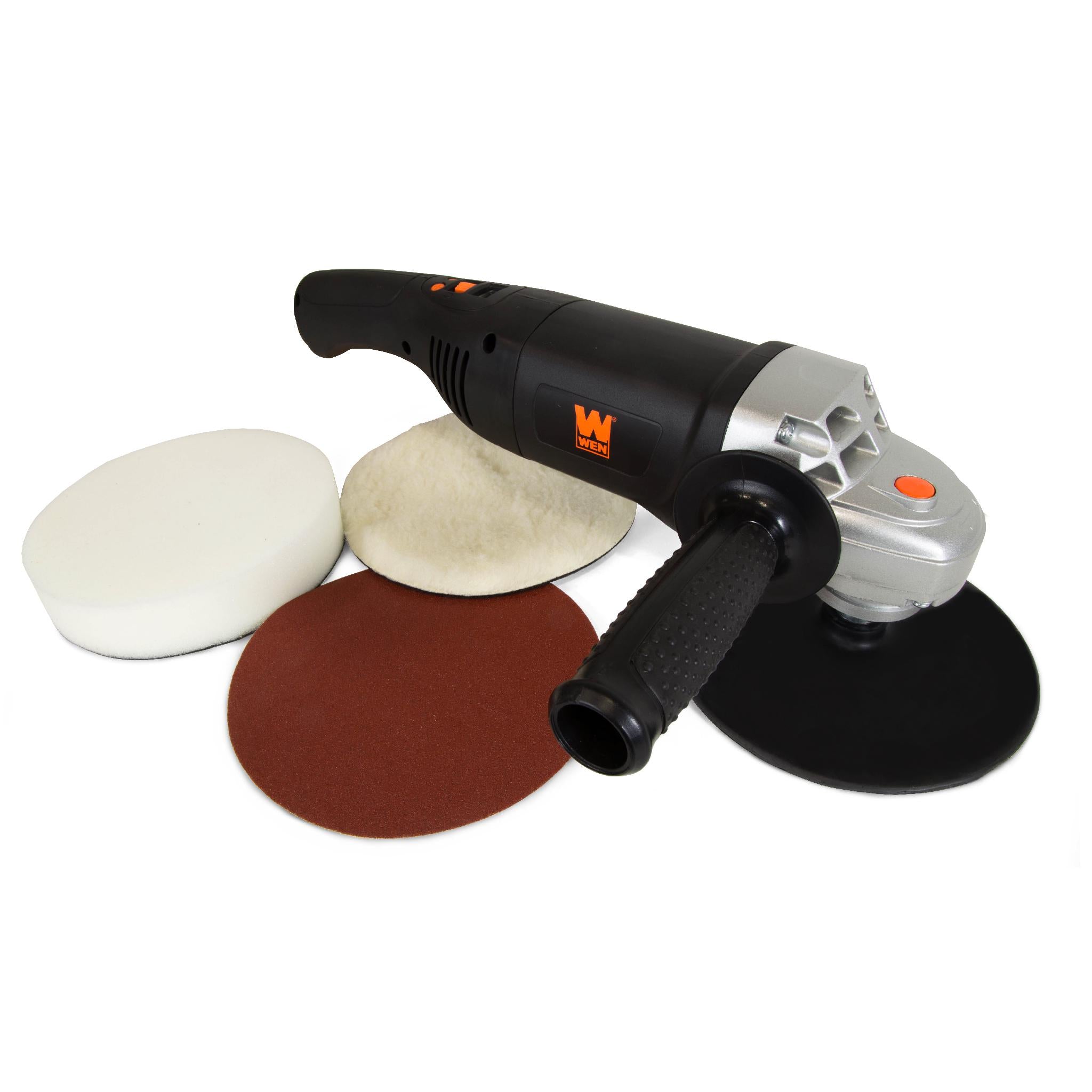 WEN 94810 10 Amp 7-Inch Variable Speed Polisher & Sander with Digital Display - Perfect for Car Detailing, Woodworking & Metal Finishing