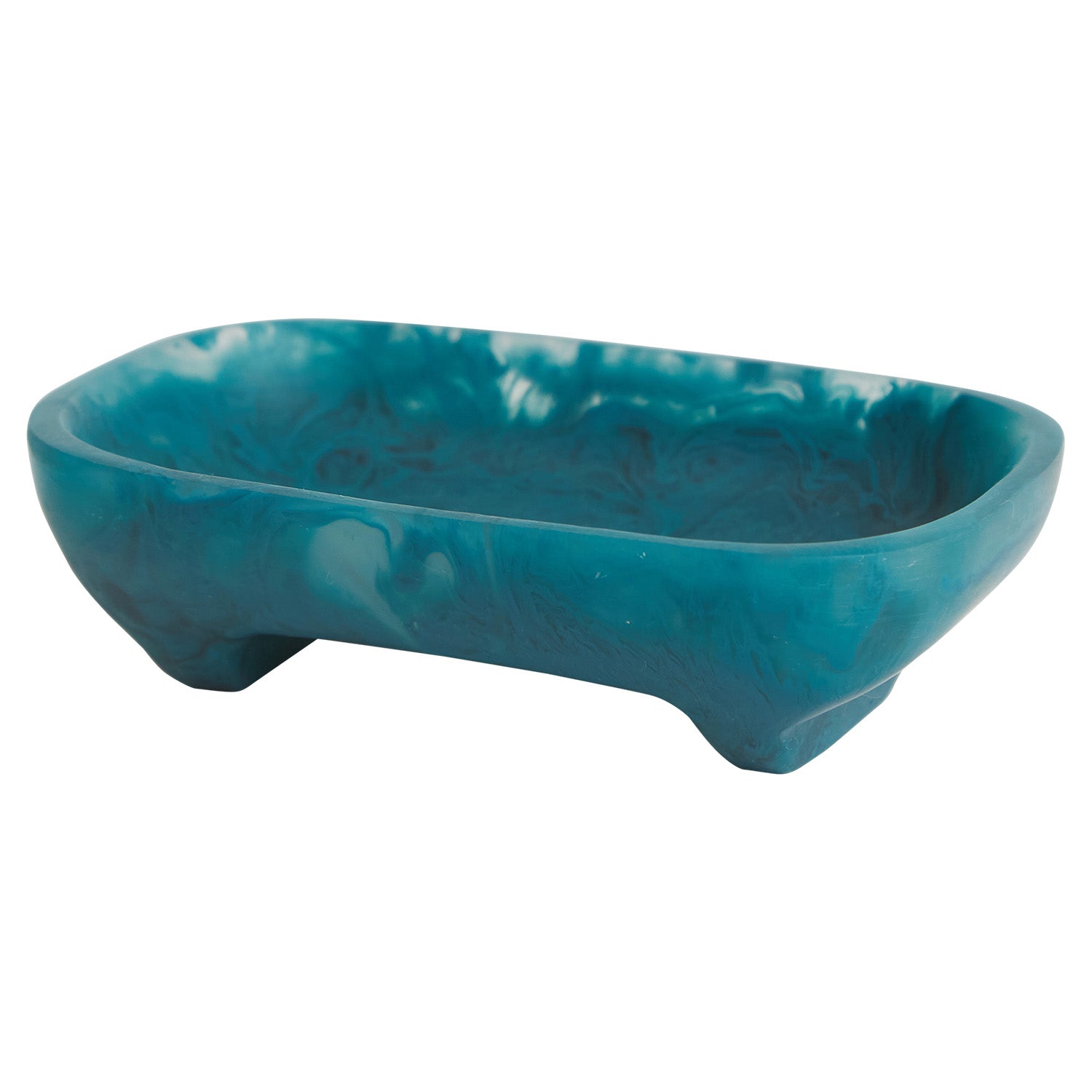 Daja Soap Dish Capri - Premium Ceramic Soap Holder for Bathroom, Kitchen & Sink | Elegant and Durable Soap Tray for Showers, Vanities, and Countertops