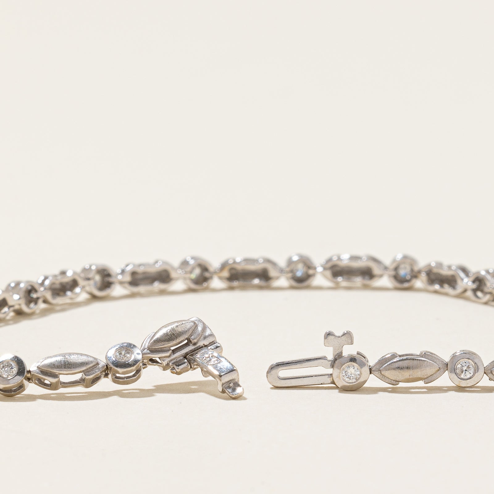 0.40ctw Diamond Tennis Bracelet for Women - 7.5 Inch Sterling Silver Elegant Jewelry Gift for Anniversary, Wedding & Special Occasions