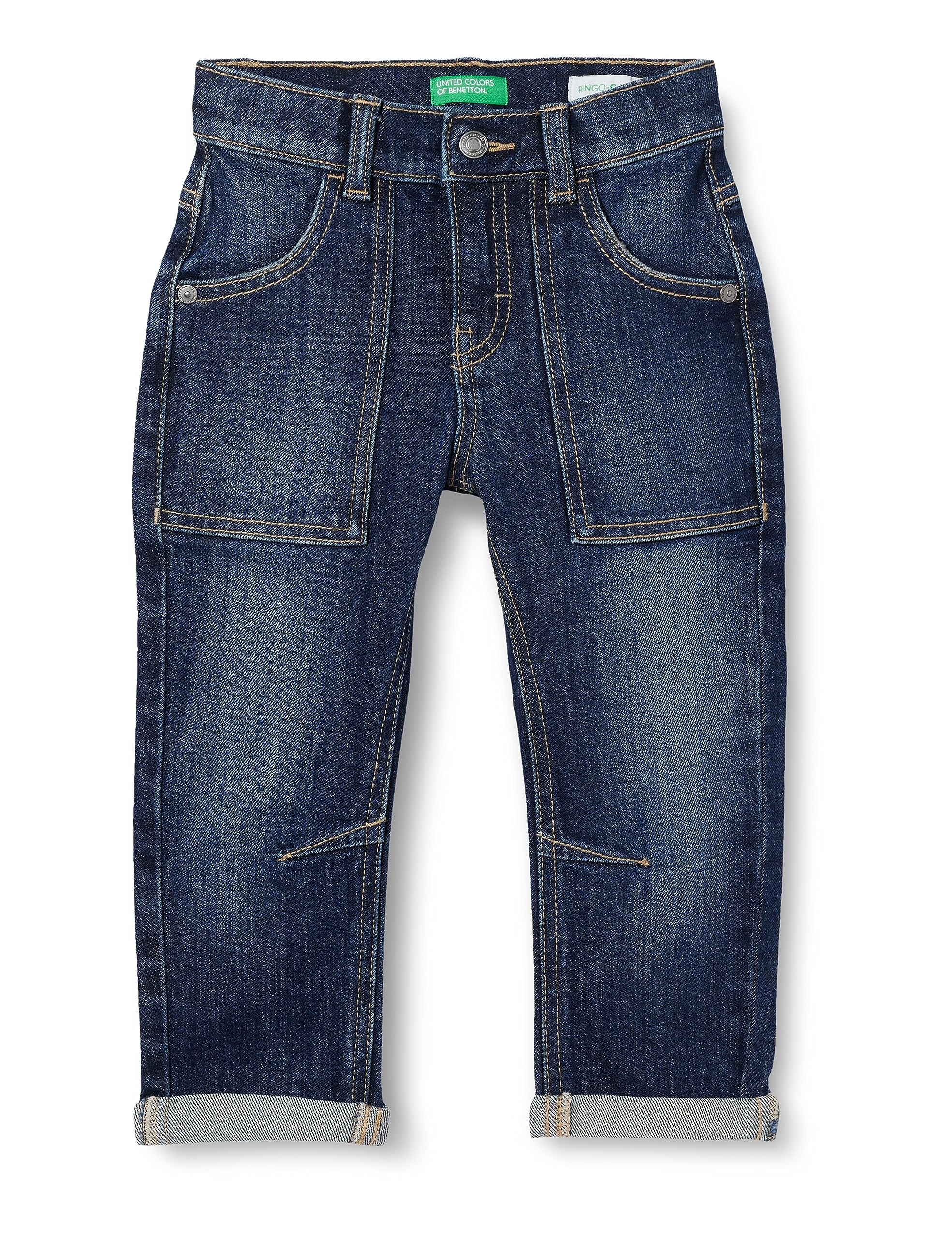 United Colors of Benetton Boys' Denim Jeans - Comfortable & Stylish for School, Play & Everyday Wear