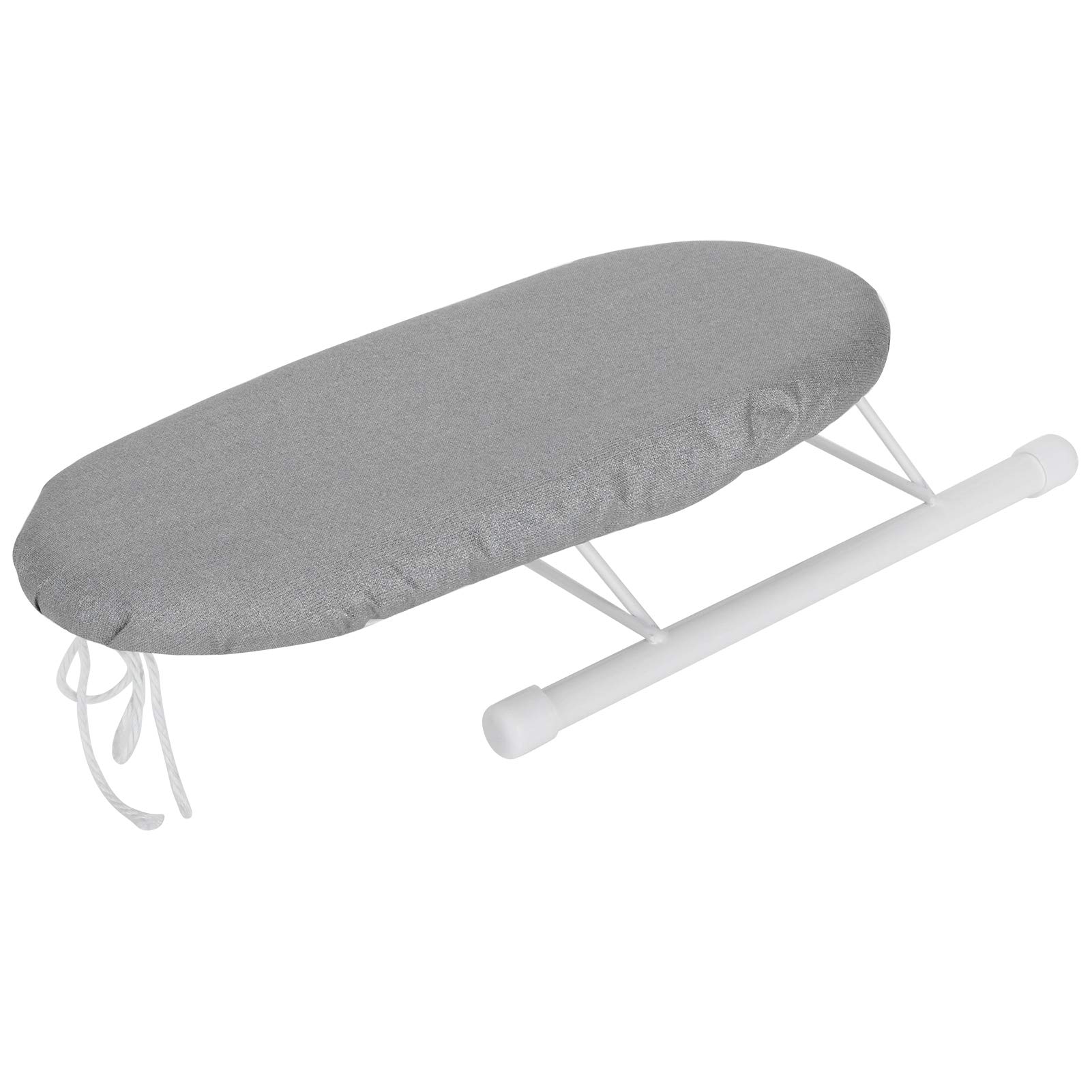 Portable Mini Ironing Board with Removable Washable Cover - Perfect for Collars, Sleeves & Necklines | Anti-Scald Silver Cloth | Ideal for Travel & Small Garment Care