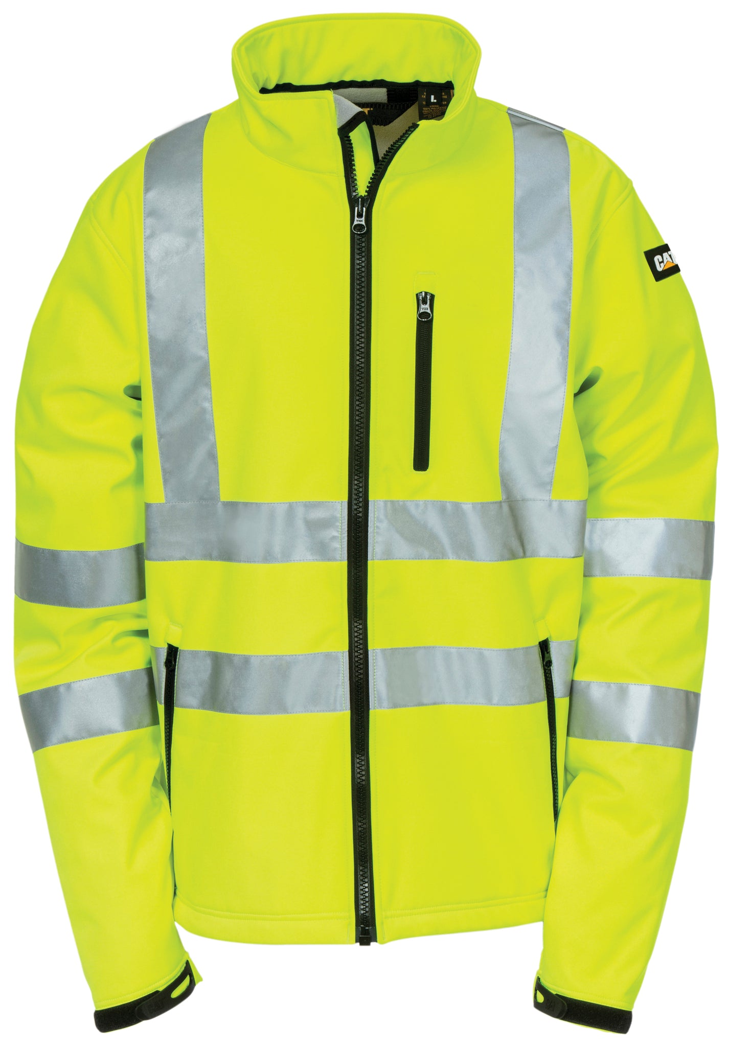 High Visibility Soft Shell Jacket for Men & Women - Waterproof Windproof Winter Work Jacket - Ideal for Construction, Cycling & Outdoor Safety