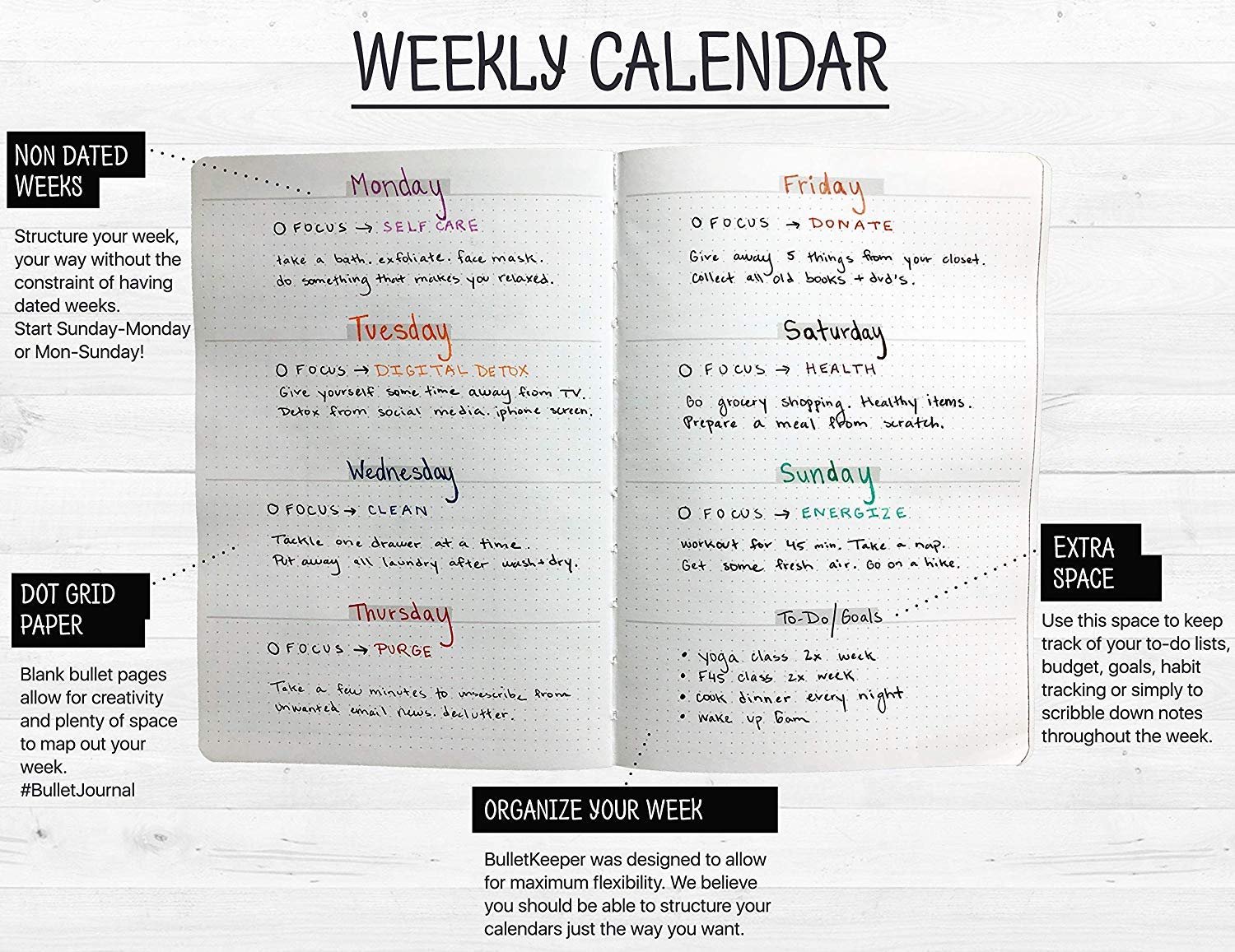 2025-2026 Undated Weekly & Monthly Planner - A5 (5.8
