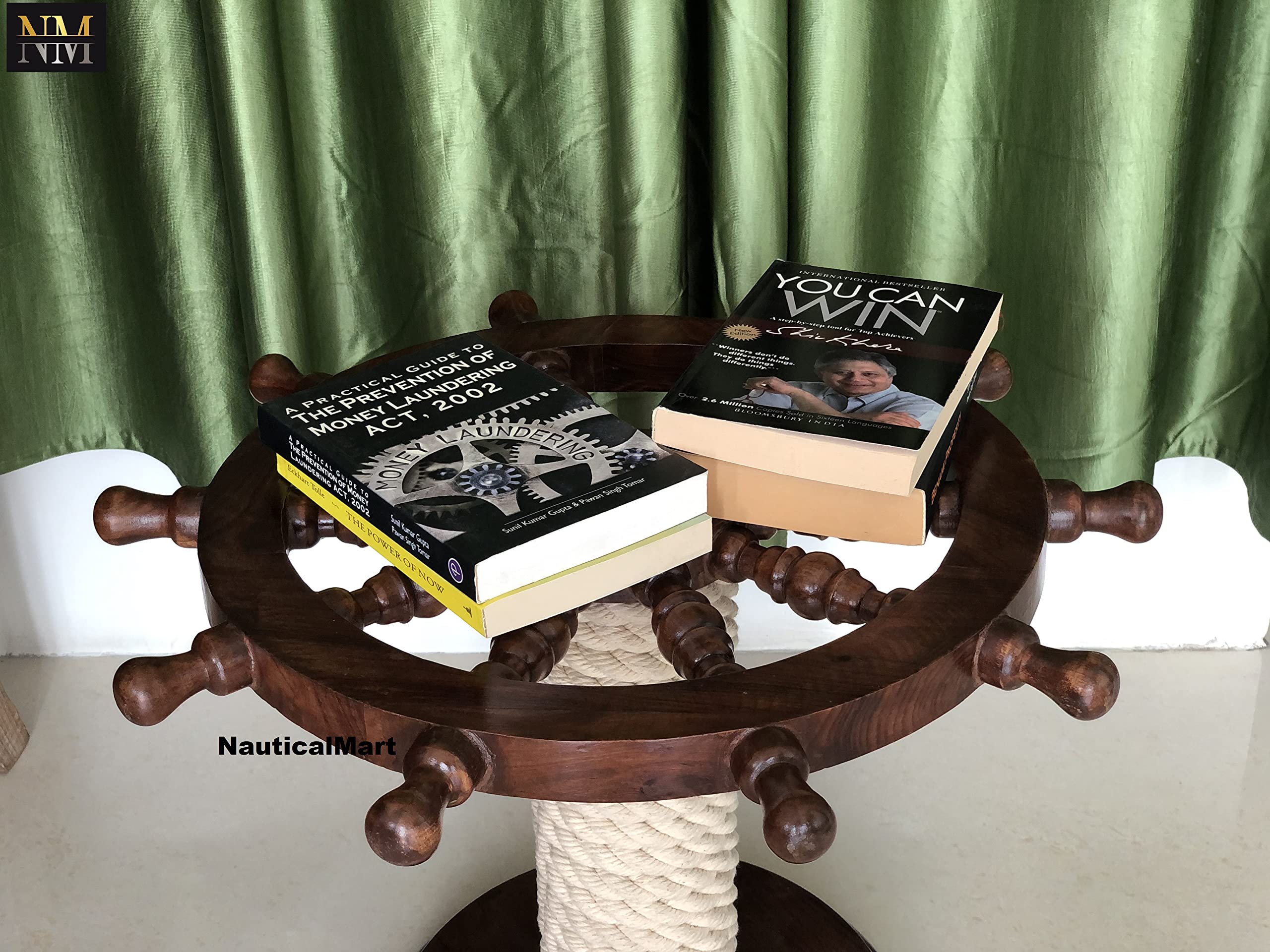 NauticalMart Beaufort Round Accent Table 24