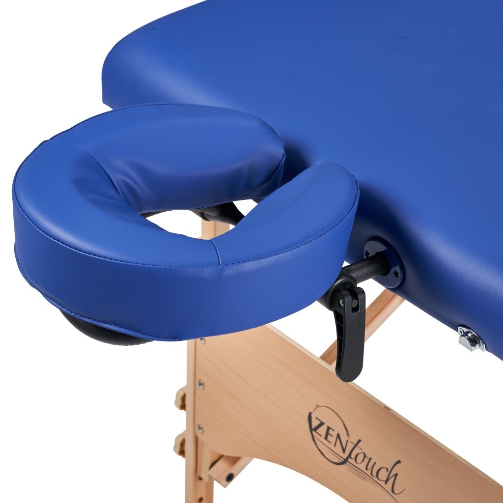 Master Massage 27 Brady Portable Massage Table with Adjustable Height & Built-in Ambient Light System - Perfect for Home Spa, Professional Therapy & Relaxation Sessions