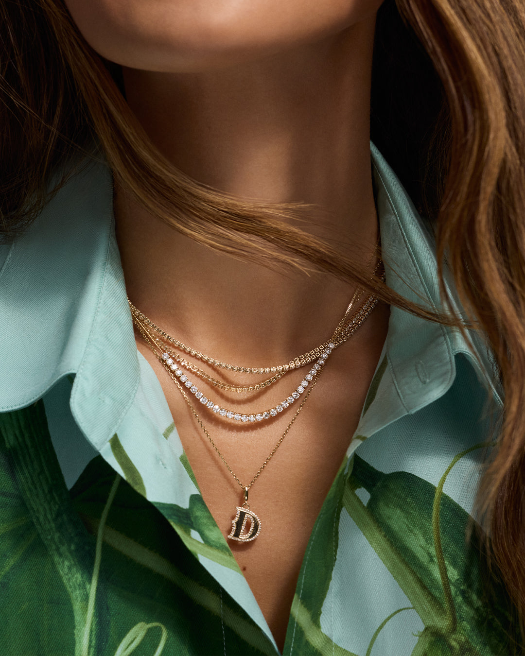 Lab Grown Diamond Tennis Necklace for Women - Elegant 14K White Gold Chain with Sparkling Stones - Perfect for Weddings, Anniversaries & Special Occasions