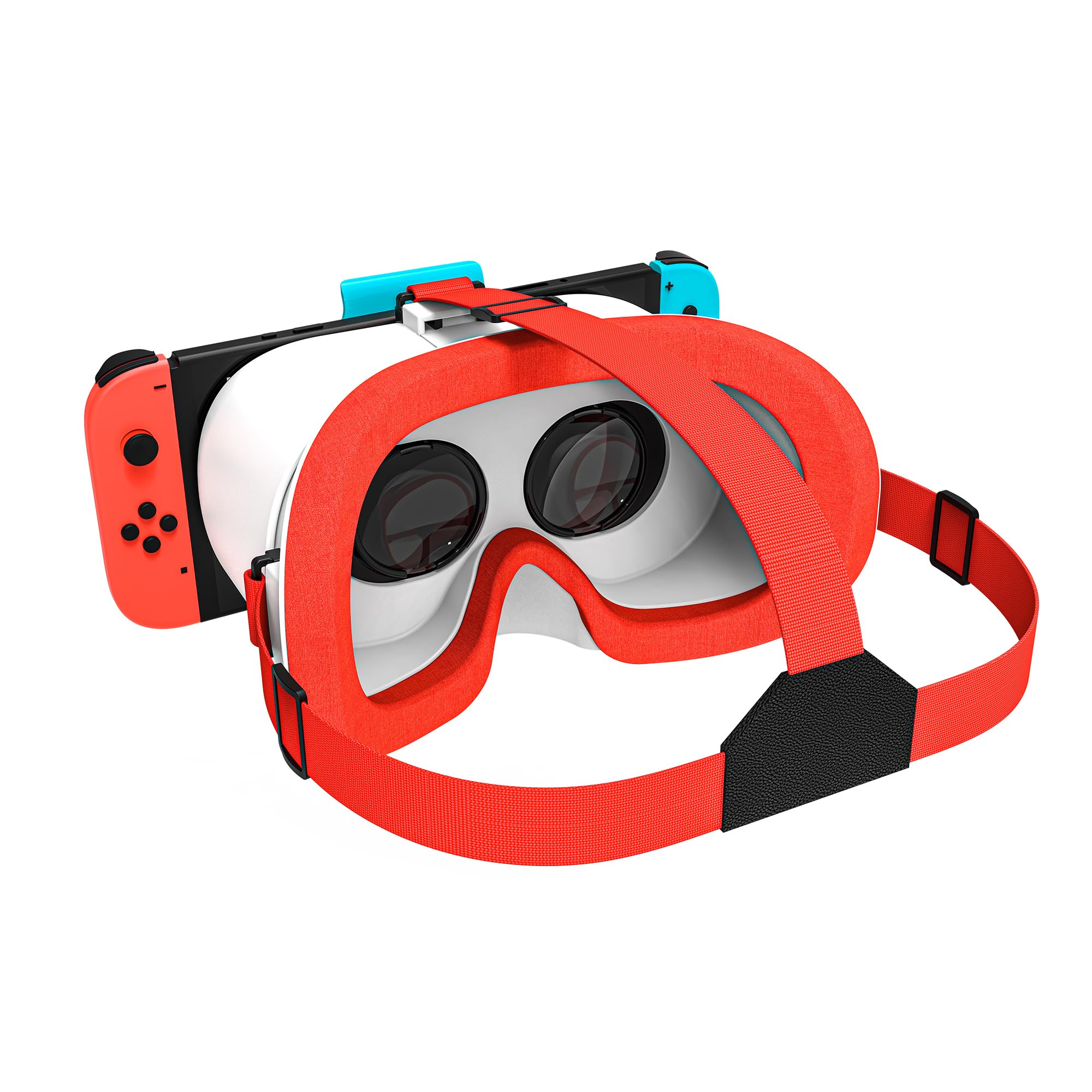 Maxx Tech VR Switch Headset V2 - Compatible with Nintendo Switch & Switch OLED - Adjustable Lenses & Comfortable Head Strap for VR Games - Perfect for Zelda: Breath of the Wild, Super Smash Bros, Super Mario Odyssey - Immersive Gaming Experience at Home