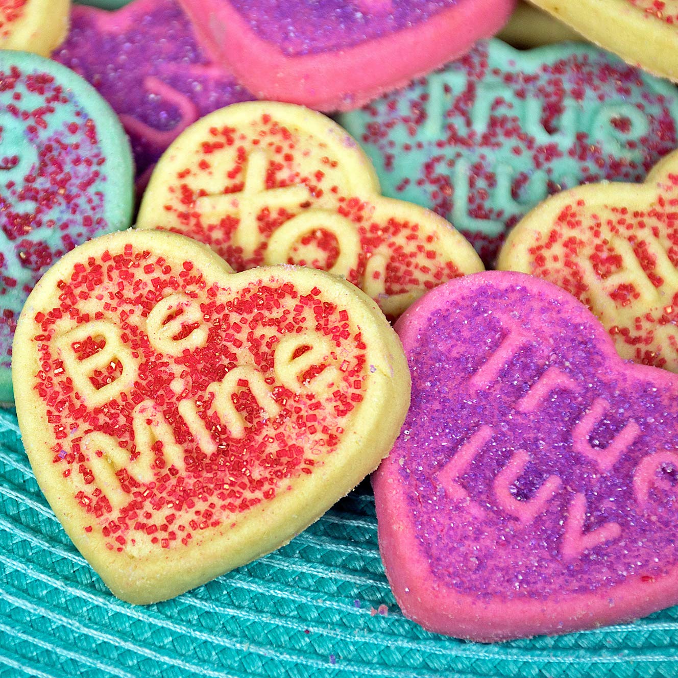6PCS Valentine's Day Cookie Cutters Set - Heart, Cupid Arrow, Lip & Double Heart Shapes for Biscuits, Sandwiches & Fondant | Perfect for Baking, DIY Gifts & Romantic Celebrations