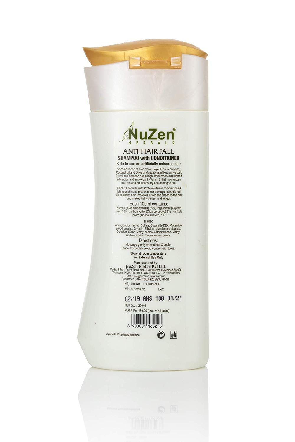 Herbal Anti Hair Fall Shampoo & Conditioner Set - Prevents Hair Loss, Strengthens & Repairs Damaged Hair | Promotes Longer, Healthier Hair Growth | Fights Frizz | 3-Pack (200ml Each) | Ideal for Daily Hair Care & Scalp Nourishment