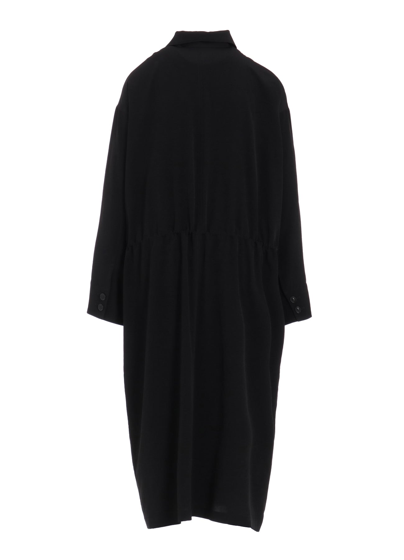 Elegant Crepe de Chine Long Dress with 4 Pockets - Perfect for Weddings, Parties & Formal Occasions
