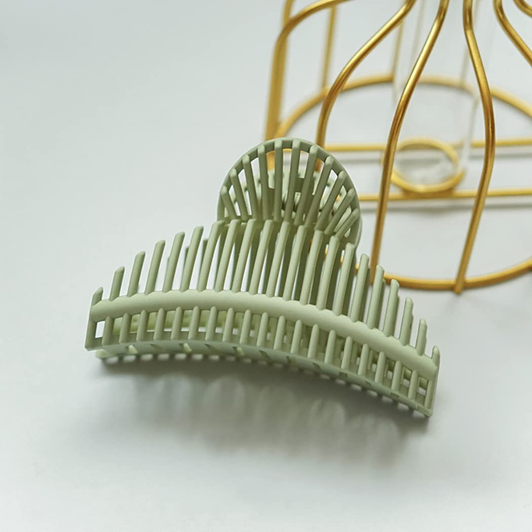 Lnrueg Fashion Hair Claw Clip - Non-Slip Interlocking Teeth, Strong Hold Jaw Clip for Women, Handmade Bathroom Decor Accessory | Perfect for Home, Office, and Travel Use