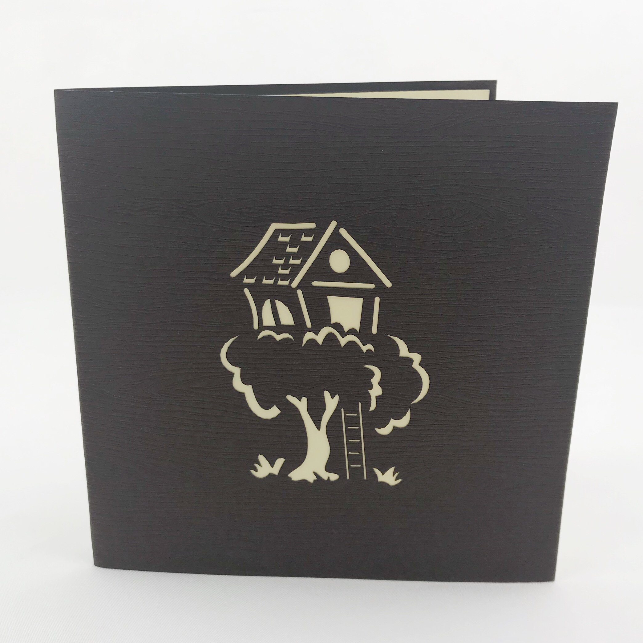 Liif Tree House 3D Pop Up Greeting Card - Handmade Birthday, Father's Day & Congratulations Gift for Kids & Adults | Perfect for Special Occasions & Keepsake Memories