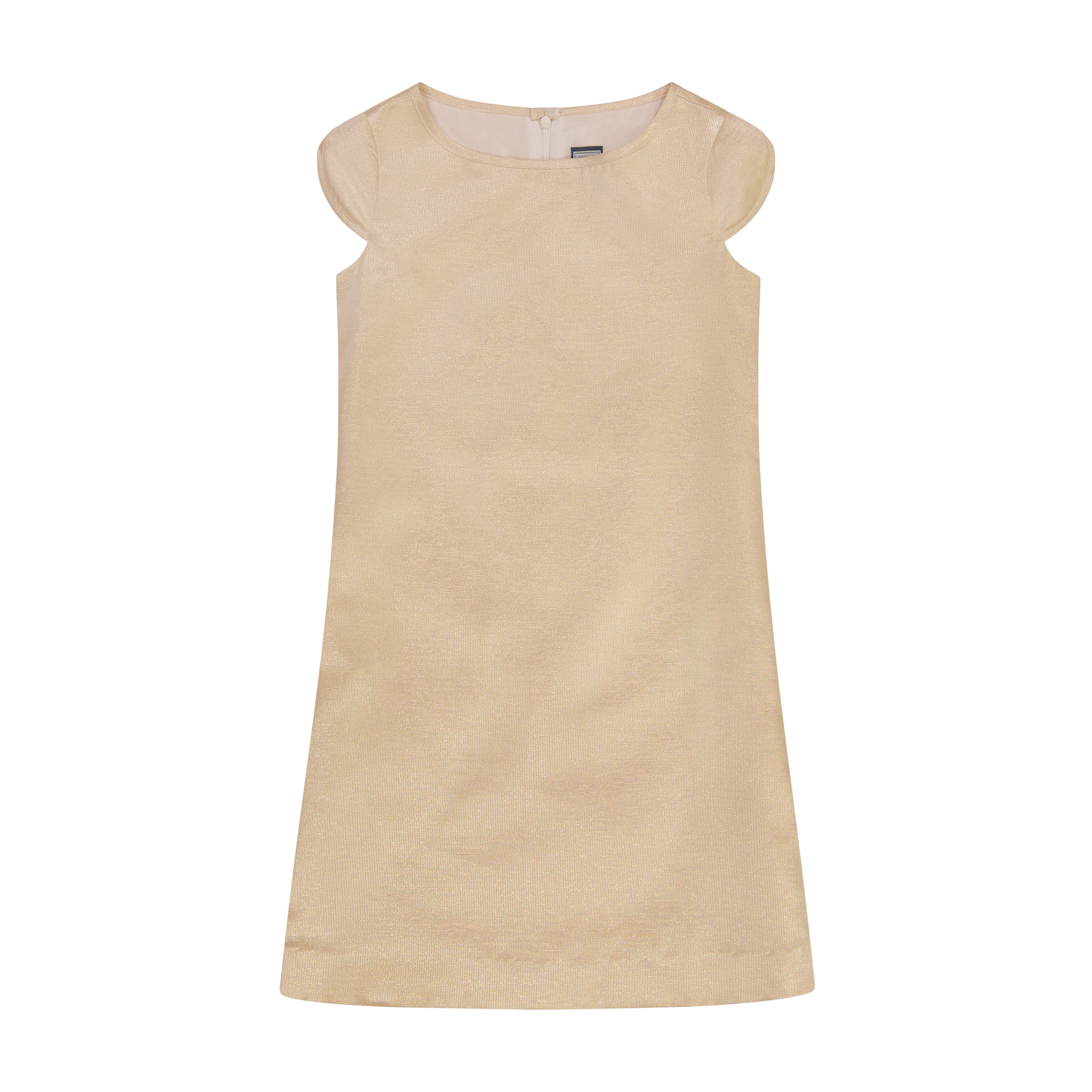 Sabrina Tween Cap Sleeve Dress - Gold Shimmer Party Dress for Girls | Perfect for Birthday Parties, School Dances & Special Occasions