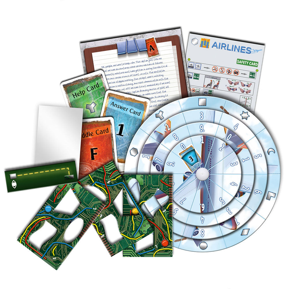 EXIT: The Stormy Flight - Escape Room Board Game for Adults & Teens | Family Strategy Game Night | Perfect for Parties & Team Building