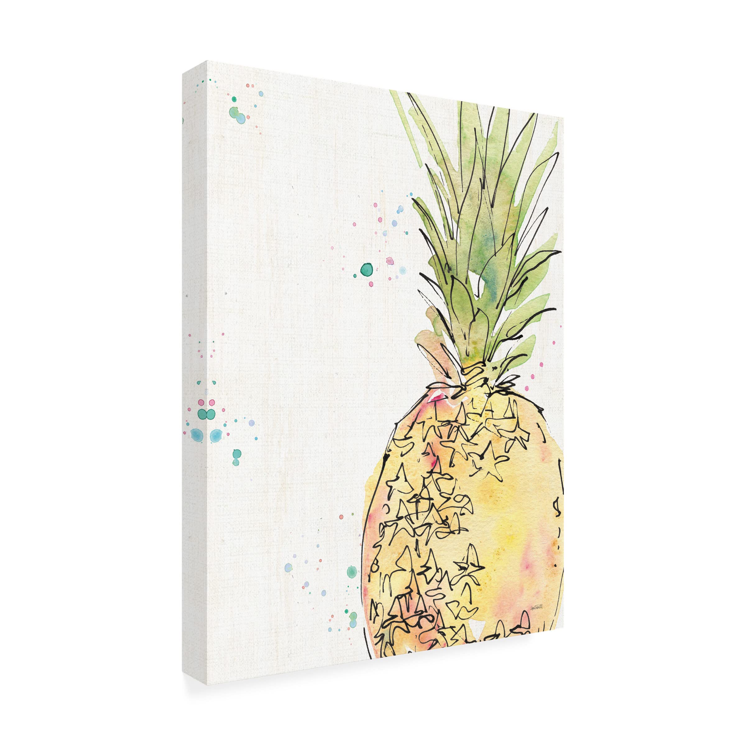 Anne Tavoletti 'Palm Passion IX' Canvas Wall Art - Modern Tropical Botanical Painting for Living Room, Bedroom & Office Decor