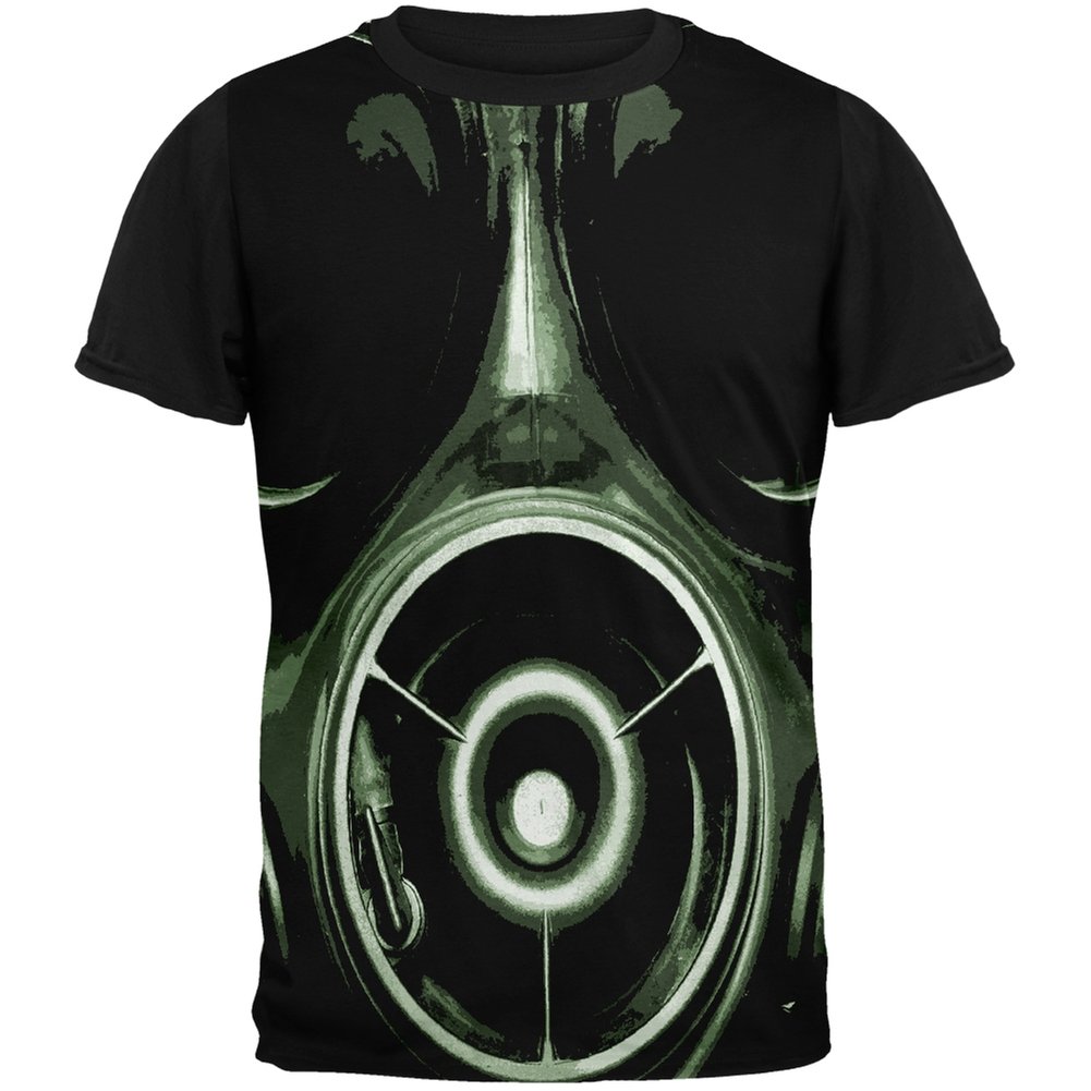 Black Adult Gas Mask Graphic T-Shirt - Comfortable Cotton Tee for Men & Women - Perfect for Casual Wear, Street Fashion, and Outdoor Activities