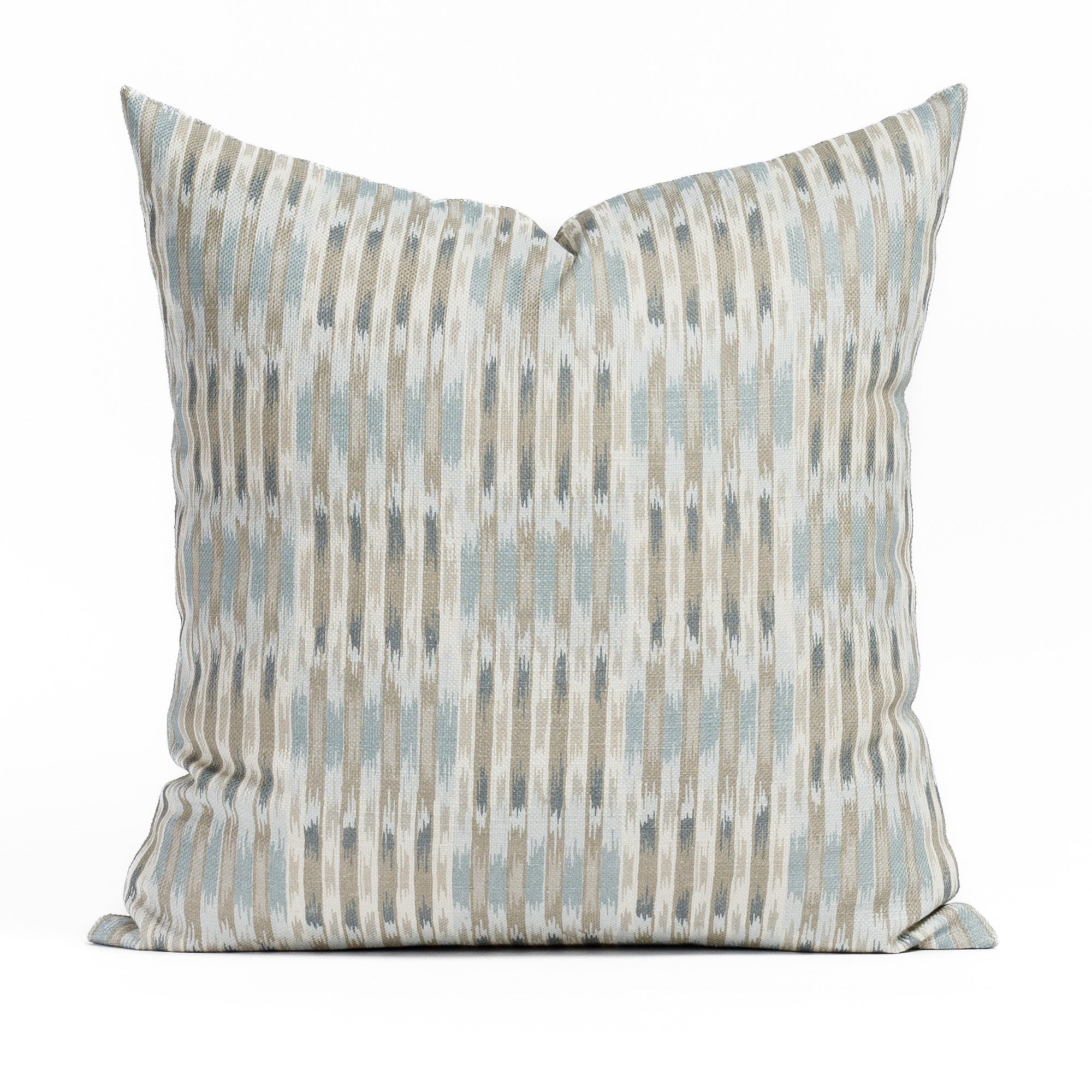20x20 Decorative Throw Pillow Cover - Soft Seaside Blue Linen Fabric for Couch, Bed, Sofa - Perfect for Coastal, Beach, and Nautical Home Decor