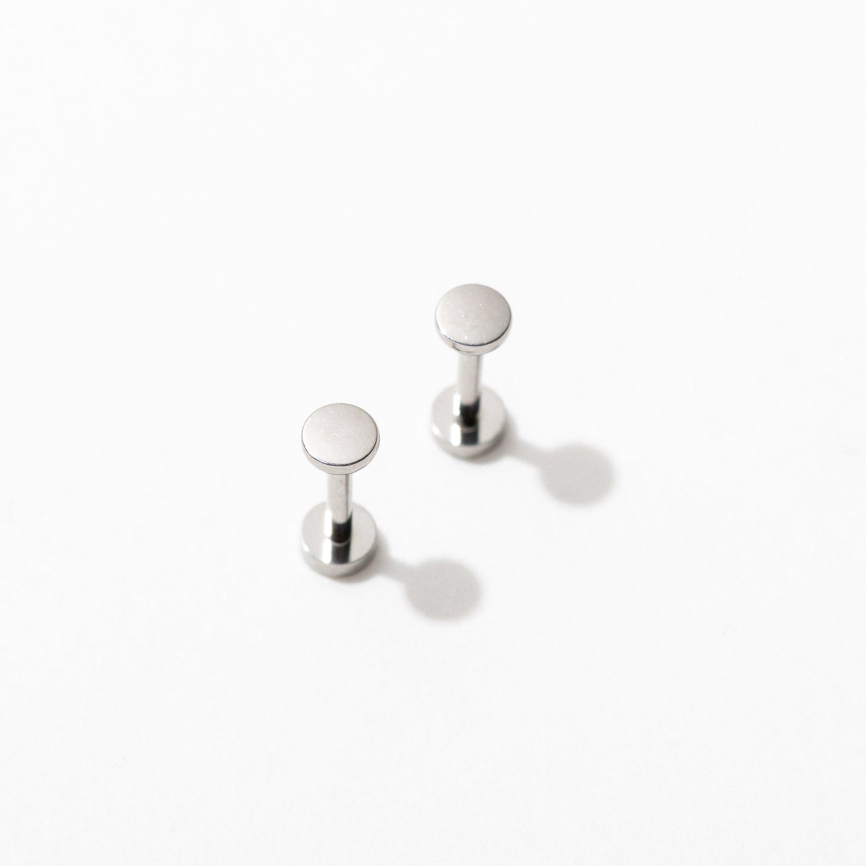 Circle Flat Back Stud Earrings - Stainless Steel Hypoallergenic Ear Studs for Women & Men | Perfect for Daily Wear, Parties & Gifting