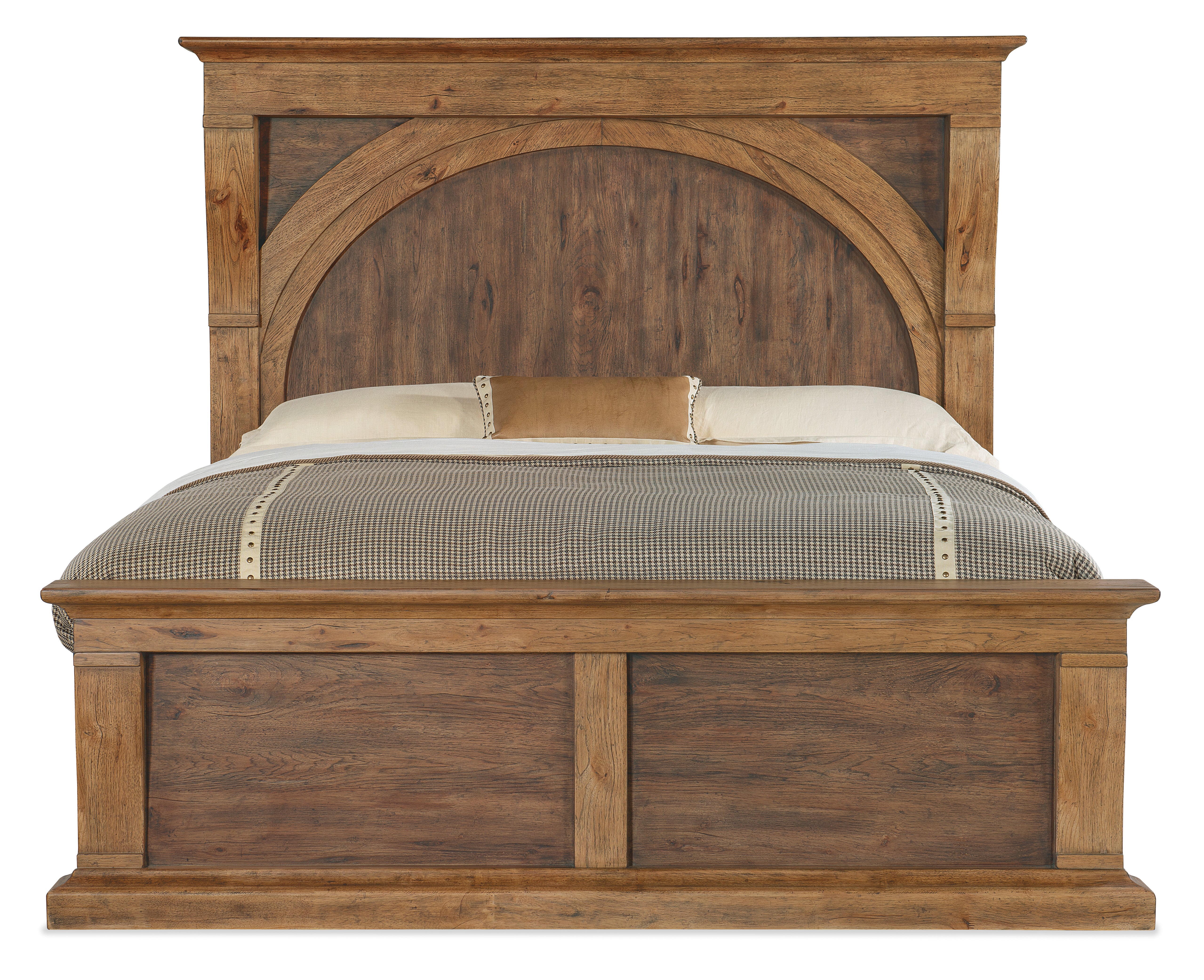 Big Sky King Corbel Bed - Solid Wood Rustic Bed Frame for Master Bedroom | Perfect for Farmhouse, Lodge & Cabin Decor