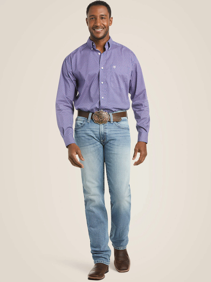 Ariat Men's M2 Relaxed Stirling Stretch Boot Cut Jean Shasta - Comfortable Work & Casual Denim Pants for Riding, Outdoor & Everyday Wear