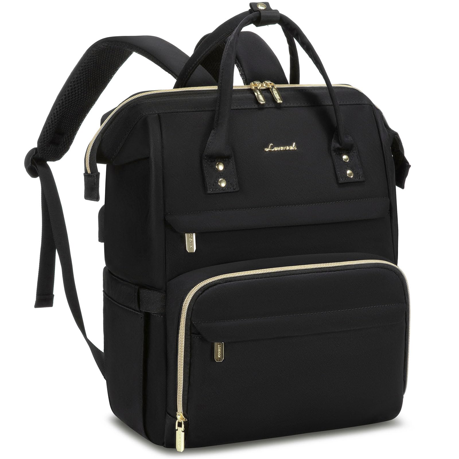 LOVEVOOK Women's 17 Inch Laptop Backpack - Waterproof Work & Travel Backpack for Teachers, Nurses, Commuters & College Students - Perfect for Office, School, Daily Commute and Business Trips