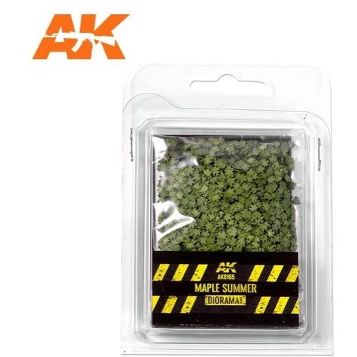 AK Interactive 8165 1/35 Scale Maple Summer Leaves - Realistic Model Tree Foliage for Dioramas, Military Models & Train Scenes