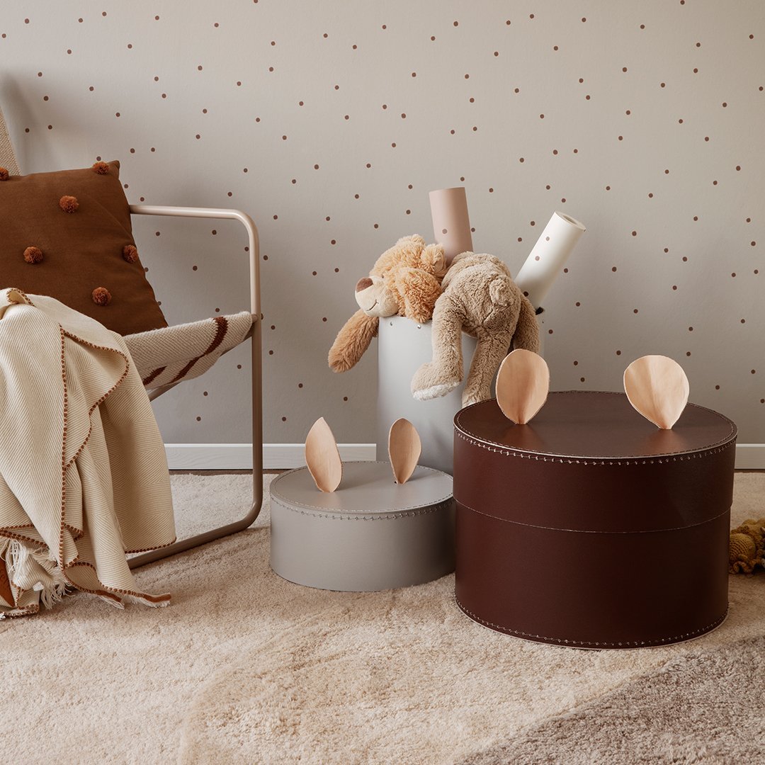 Ferm Living Dot Wallpaper - Modern Geometric Peel and Stick Wallpaper for Home Decor, Nursery, Bedroom & Office | Self-Adhesive Removable Wallpaper for Easy Installation