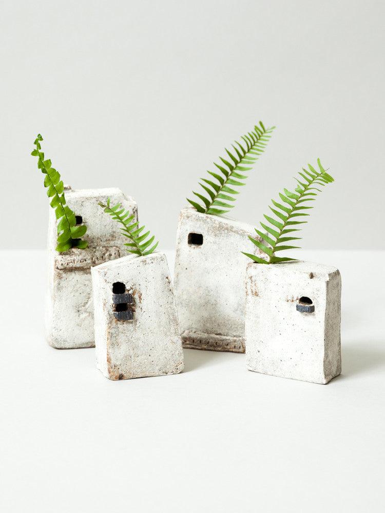 Ceramic Bud Vase No.10 - Handcrafted Floral Vase for Home Decor, Wedding Centerpieces & Boho Style Arrangements