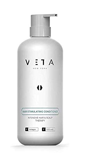 Hair Growth Stimulating Conditioner for Hair Loss Treatment - Anti Aging Hair Moisturizer with Repair & Strengthening Formula - Sulfate Free, Paraben Free, No Harsh Chemicals - Suitable for All Hair Types - 27 fl oz by Veta - Perfect for Daily Use, Thinning Hair Care & Scalp Nourishment