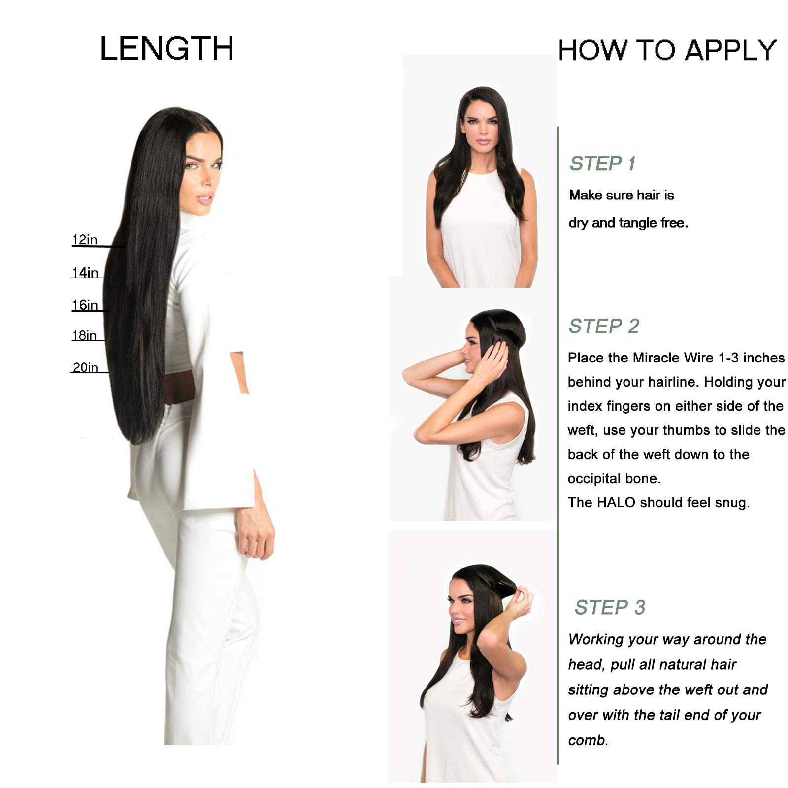 20 Inch Straight Wire Hair Extensions - Dark Brown Mixed Caramel Blonde - 100% Real Human Hair - Invisible Adjustable One Piece (100g/Set) for Daily Styling, Parties & Special Occasions