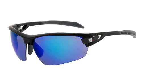 Graphite-Blue Mirror Lens