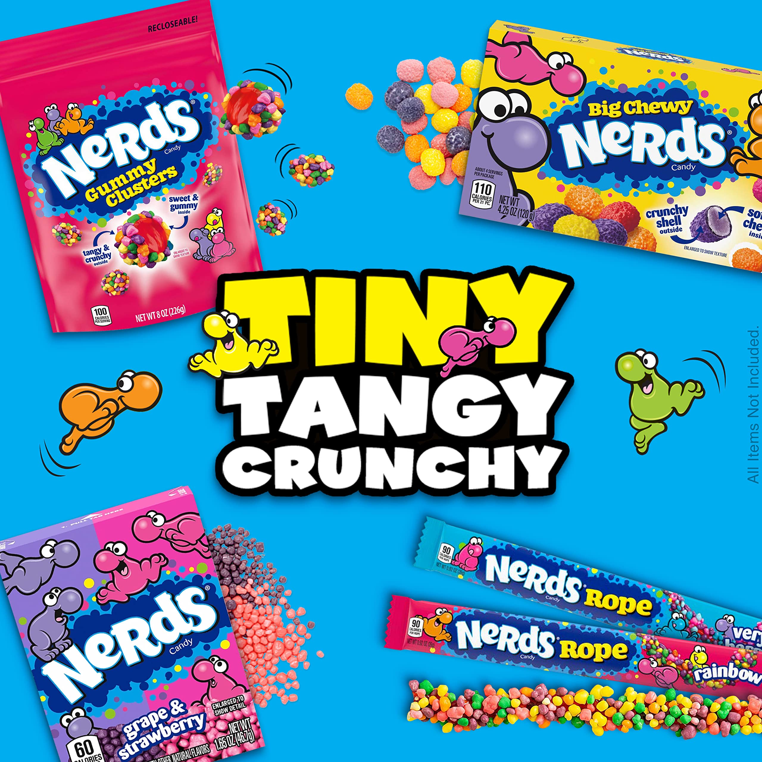 Nerds Rope Candy - Rainbow Flavored - 0.92oz (24 Pack) | Bulk Candy for Parties, Halloween Treats, Movie Snacks & Office Desserts