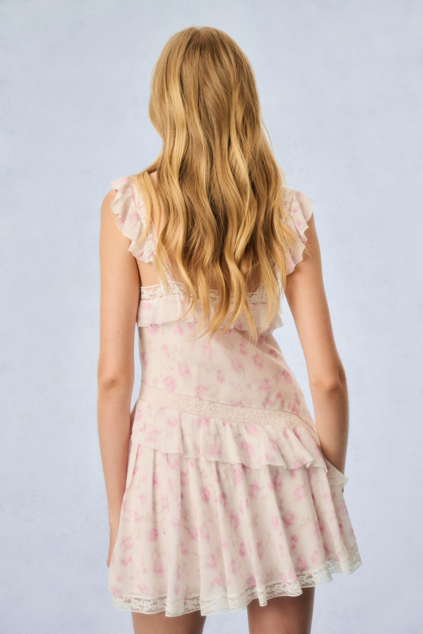 Serima Floral Print Mini Dress - Women's Summer Sleeveless Party Dress for Beach, Vacation & Date Night