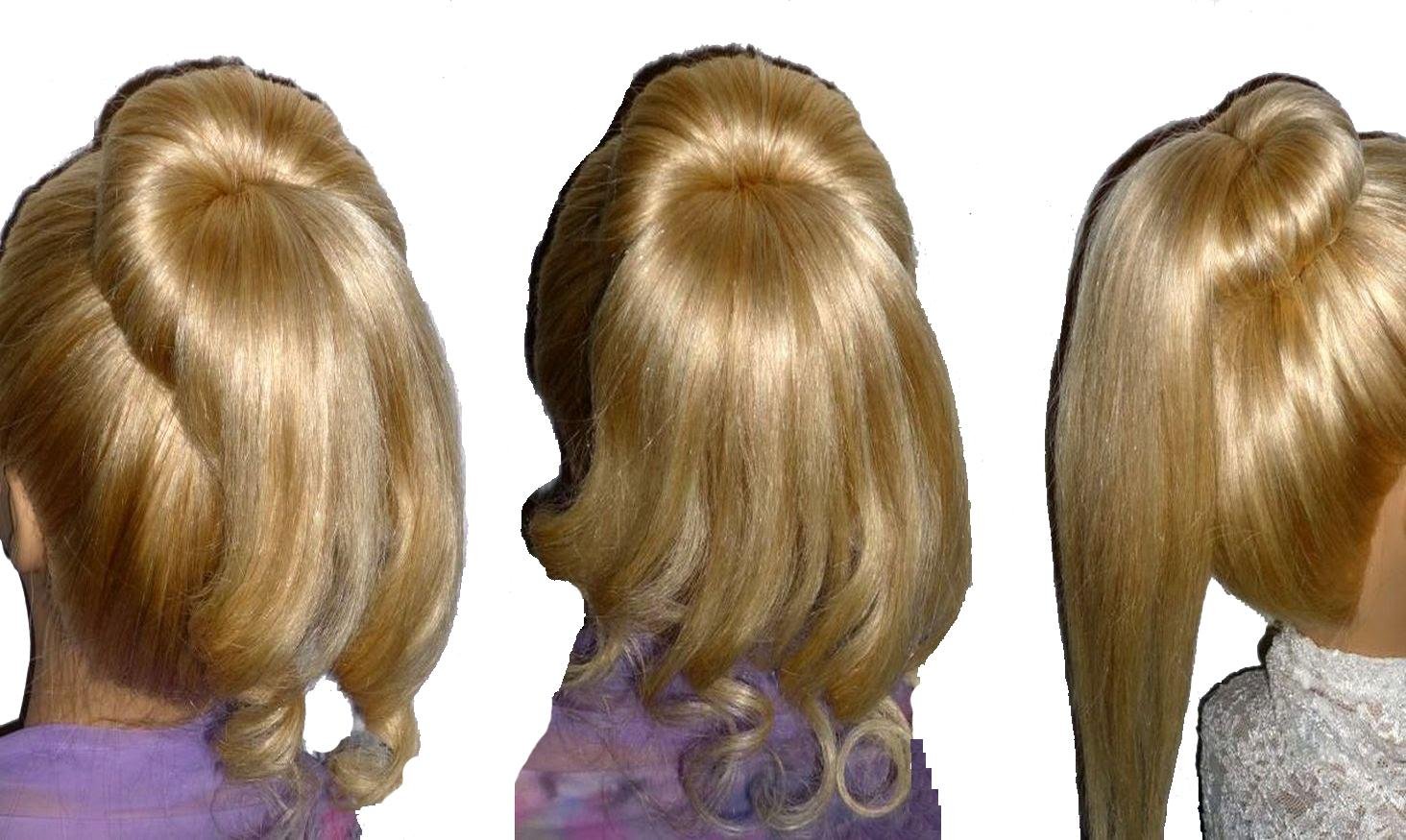 SENECIO™ Magic Donut Hair Volumizer - Stretchable Nylon Wire Bun Maker for Medium & Large Hair - Perfect for Updos, Ponytails & Special Occasions