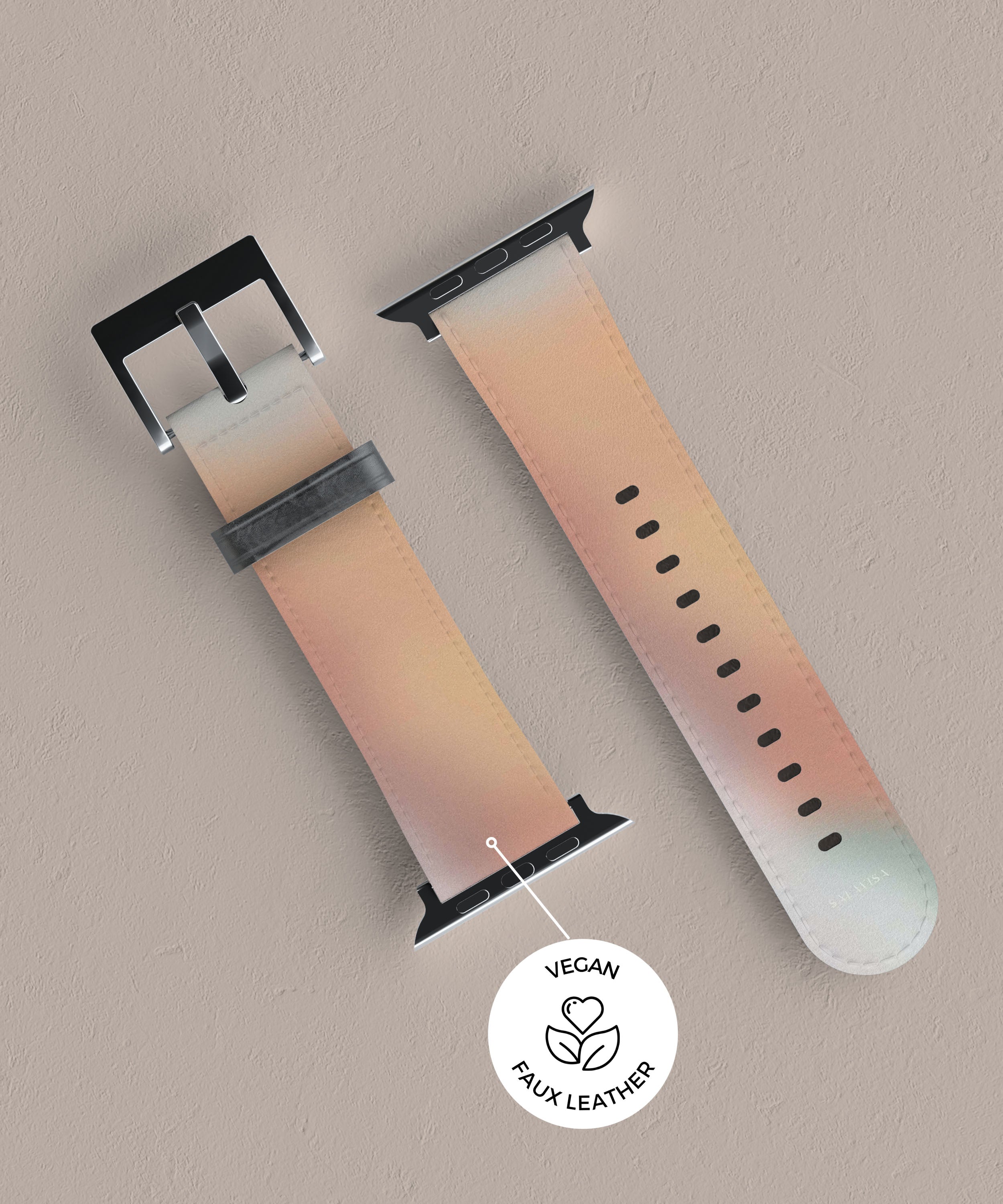 Premium Sunlit Haze Apple Watch Band - Soft Silicone Replacement Strap for Apple Watch Series 9/8/7/SE/6/5/4/3/2/1 - Comfortable & Durable Sport Band for Workouts, Running, Swimming & Everyday Wear