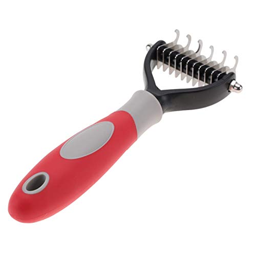 Double-Sided Pet Comb - No Scratch Grooming for Dogs & Cats at Home