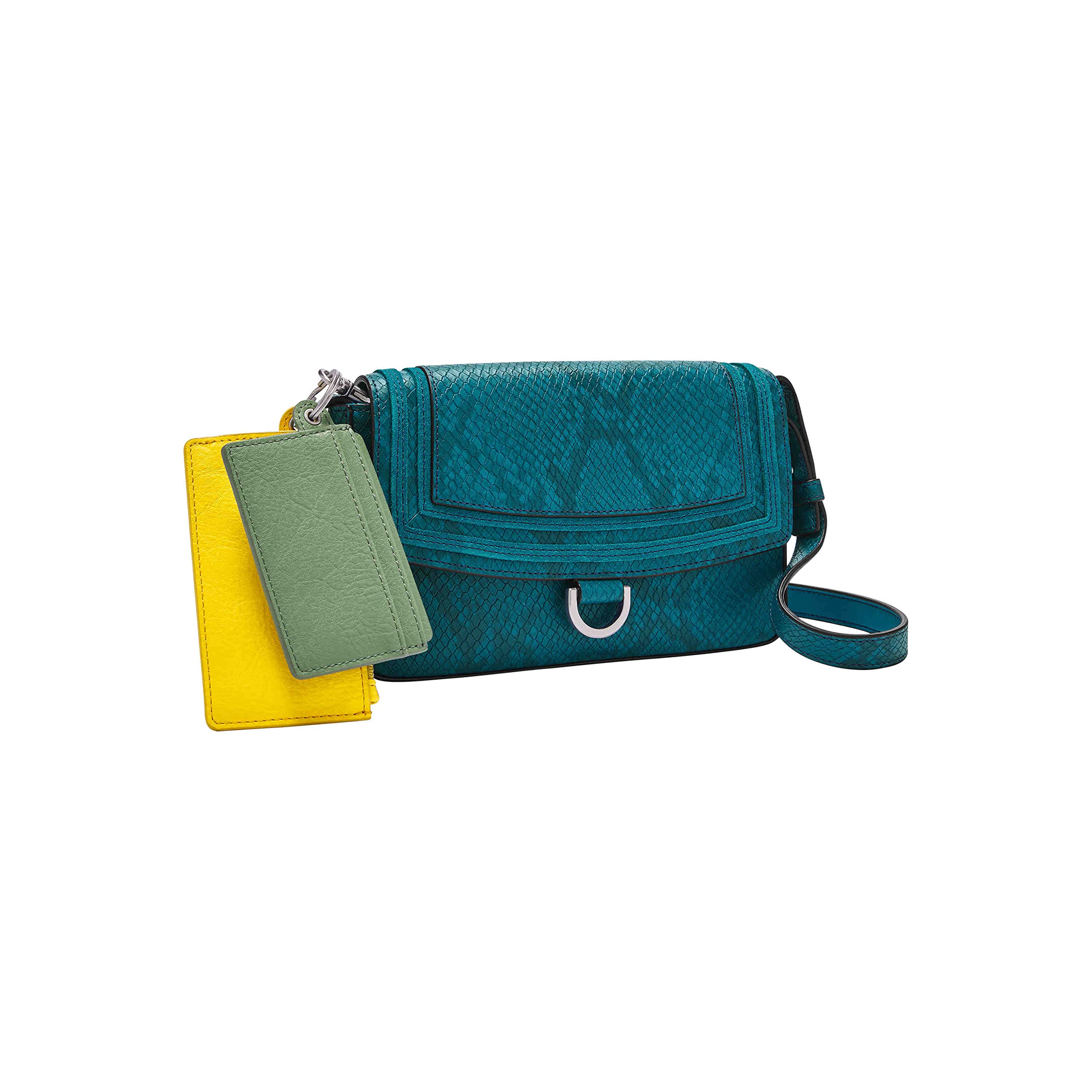Fossil Women's Mini Crossbody Bag - Lagoon Blue, 8.38