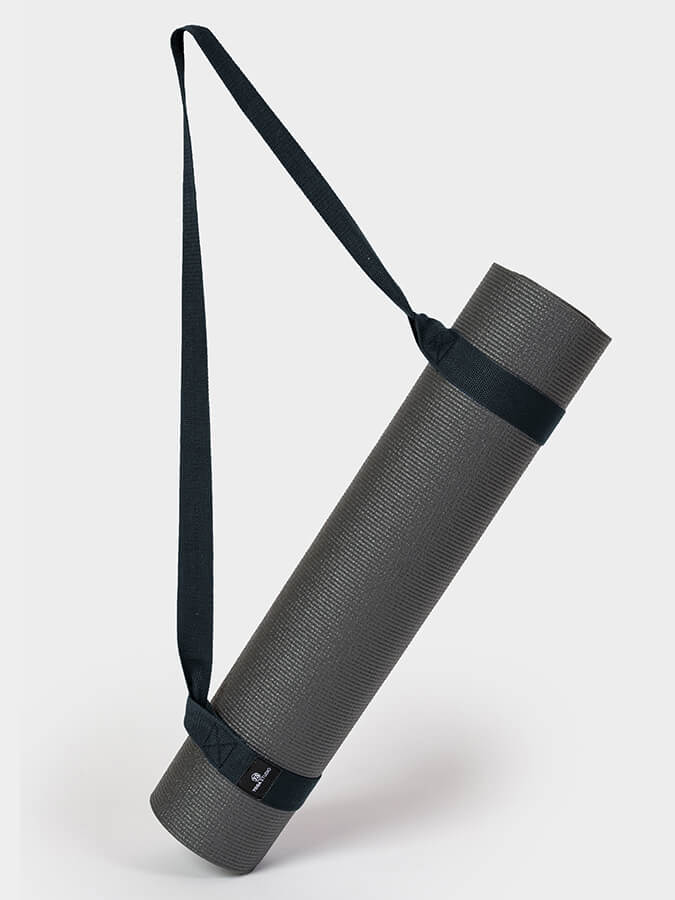 Organic Cotton Yoga Mat Strap Carrier for Yoga Studio - Premium Yoga Mat Holder with Adjustable Shoulder Strap - Perfect for Yoga Class, Gym, Travel & Outdoor Workouts