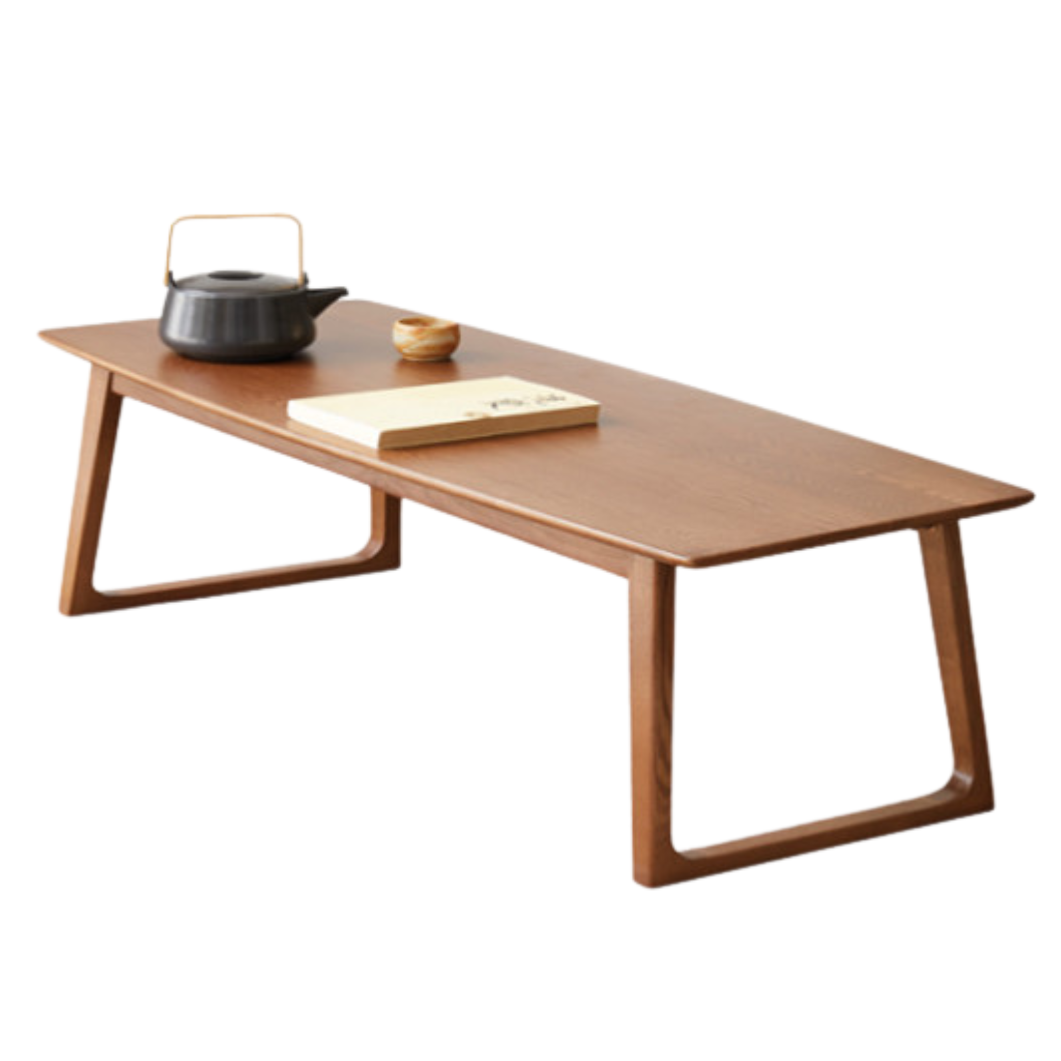 31.4x15.7x14.5 inch / 80x40x37cm / walnut color / Ash Coffee table