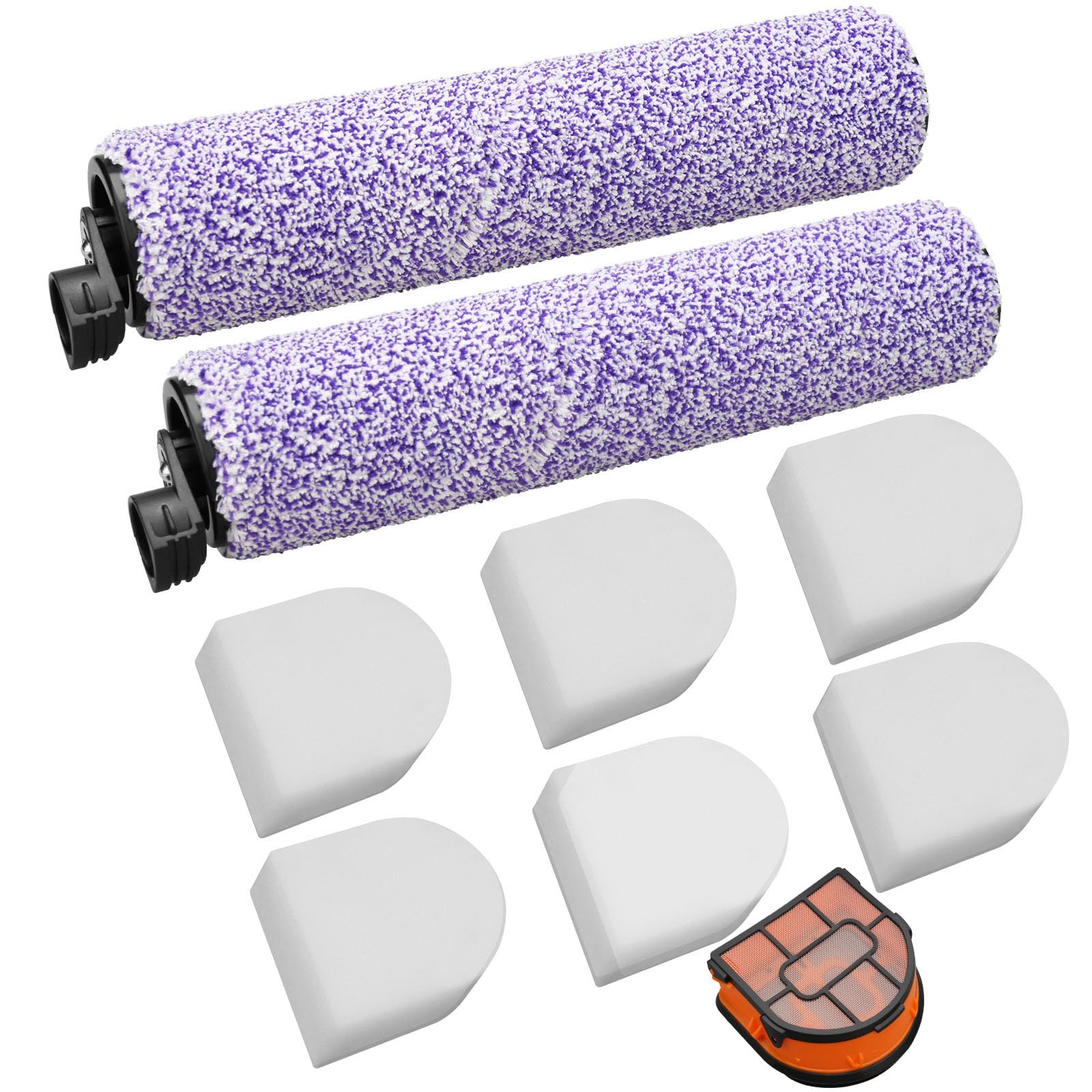 Shark WD101 HydroVac XL 3-in-1 Vacuum Brush & Filter Replacement Kit - Compatible with Shark AW201, WD201, WD100, WD200, WD101 HydroVac Models - Replaces WDFF1 & WDB1 Parts - Perfect for Deep Cleaning Carpets & Hard Floors