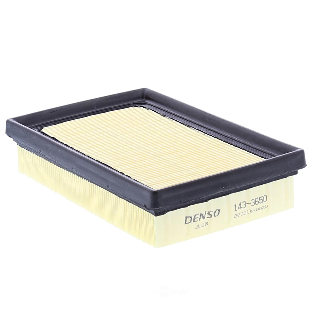 Denso 143-3650 High Performance Air Filter for Cars & Trucks - Improved Engine Efficiency & Airflow - Perfect for Daily Commuting & Off-Road Adventures