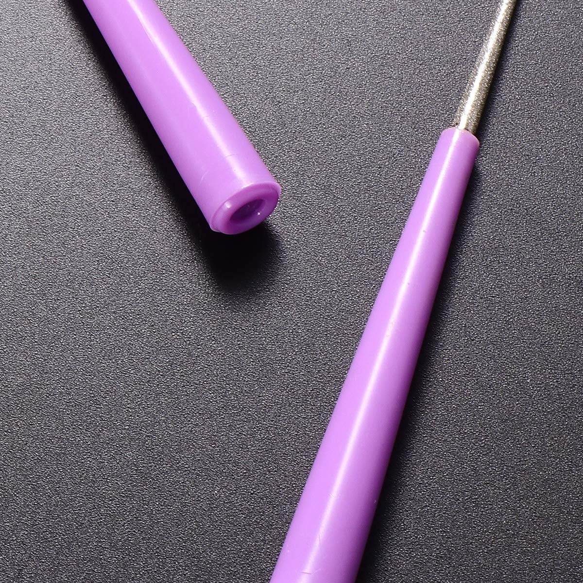 2 Pcs Diamond Tipped Bead Reamer Replacement Tips - Professional Bead Hole Opener Tool for Jewelry Making, DIY Crafts, Pearl & Gemstone Drilling - Perfect for Beading, Jewelry Repair & Craft Projects