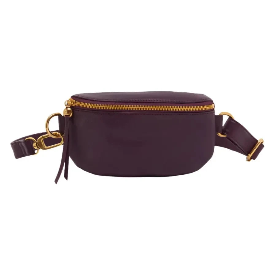 HOBO FERN Belt Bag for Women - Crossbody Sling Bag with Adjustable Strap - Stylish Hands-Free Purse for Travel, Shopping & Everyday Use