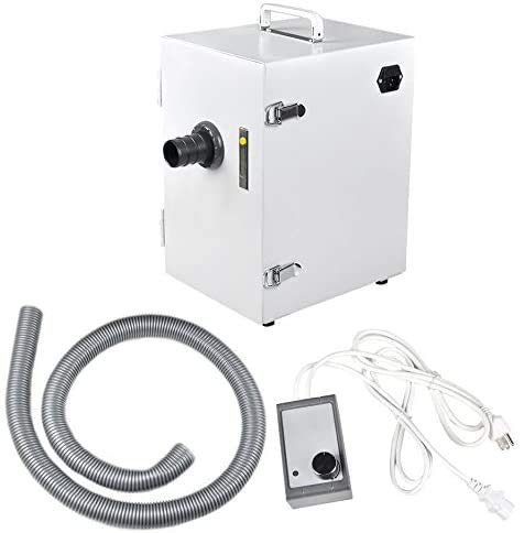 BONEW Portable Lab Digital Dust Collector Vacuum Cleaner Machine - Compact Single-Row Design for Laboratory, Workshop & Home Use | Efficient Dust Removal for Electronics, Woodworking & DIY Projects