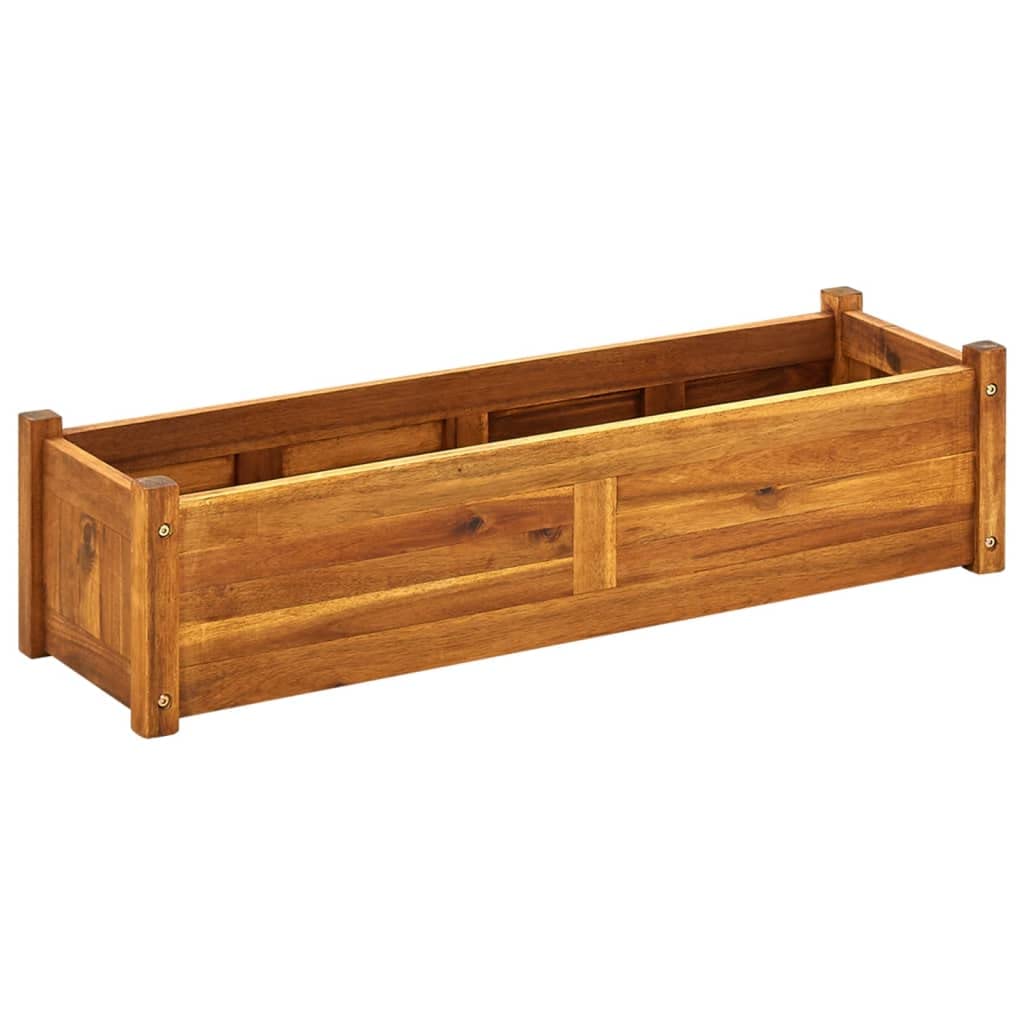 Acacia Wood Raised Garden Bed - 39.4