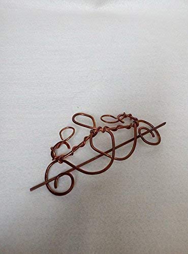 Copper Crown Hair Barrette - Elegant Metal Hair Clip & Hair Pin for Women with Thick Hair - Perfect Hair Stick & Hair Jewelry Gift for Weddings, Parties & Special Occasions