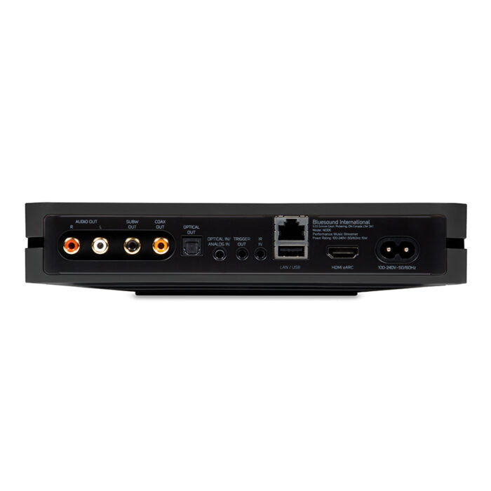 Bluesound NODE Wireless Hi-Res Music Streamer (2024 Model) - Premium Audio Streaming for Home Theater & Multi-Room Systems