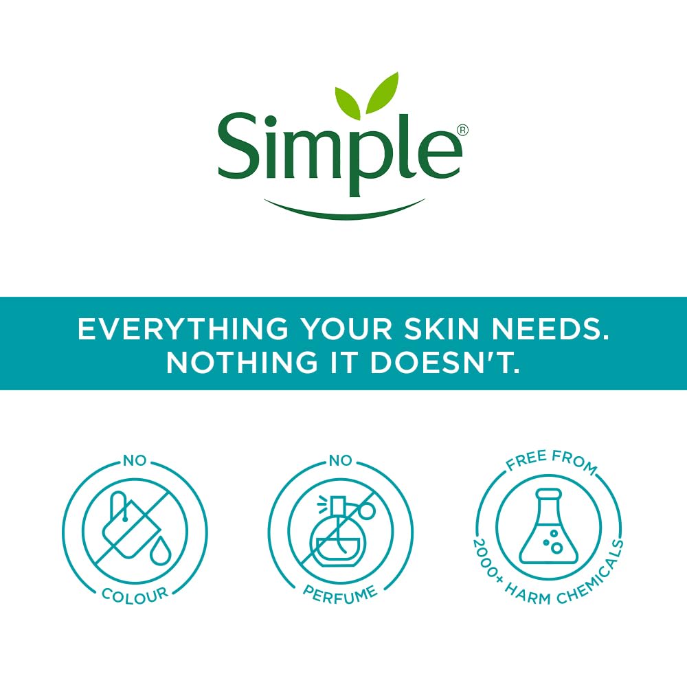 Simple Purifying Face Wash 150ml - Oil Control & Acne Treatment for Sensitive Skin | Soap-Free Gentle Cleanser for Women & Men | Daily Skincare Routine for Oily & Problem Skin
